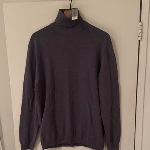 NWT Men's Charcoal Turtleneck Sweater